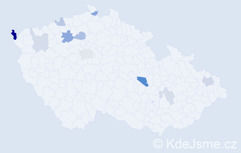 Příjmení: 'Atanasovová', počet výskytů 20 v celé ČR