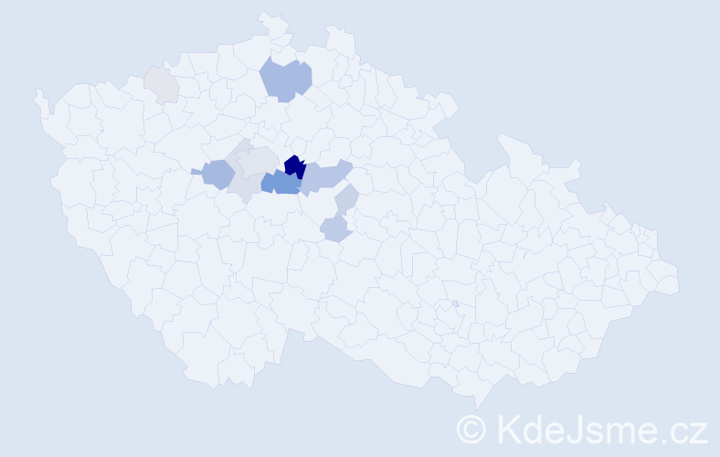 Příjmení: 'Splavec', počet výskytů 46 v celé ČR