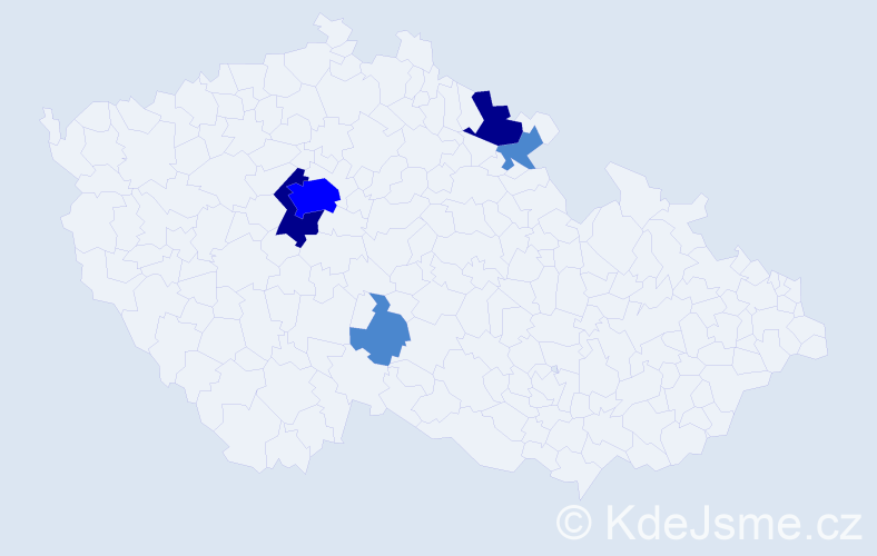 Příjmení: 'Neureiter', počet výskytů 10 v celé ČR