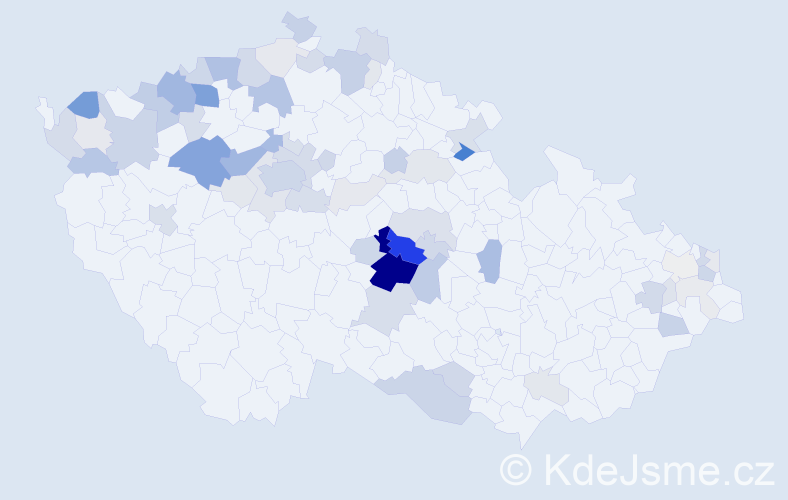 Příjmení: 'Hejkalová', počet výskytů 225 v celé ČR