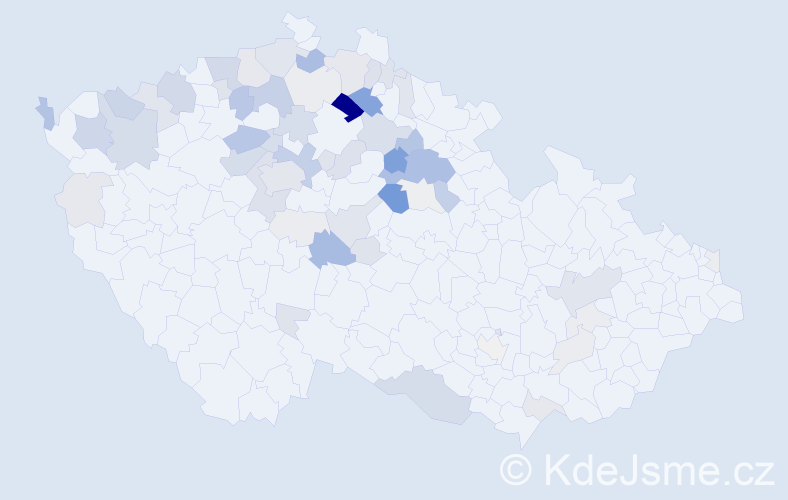 Příjmení: 'Hatašová', počet výskytů 229 v celé ČR