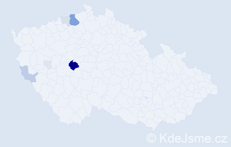 Příjmení: 'Zirhutová', počet výskytů 14 v celé ČR