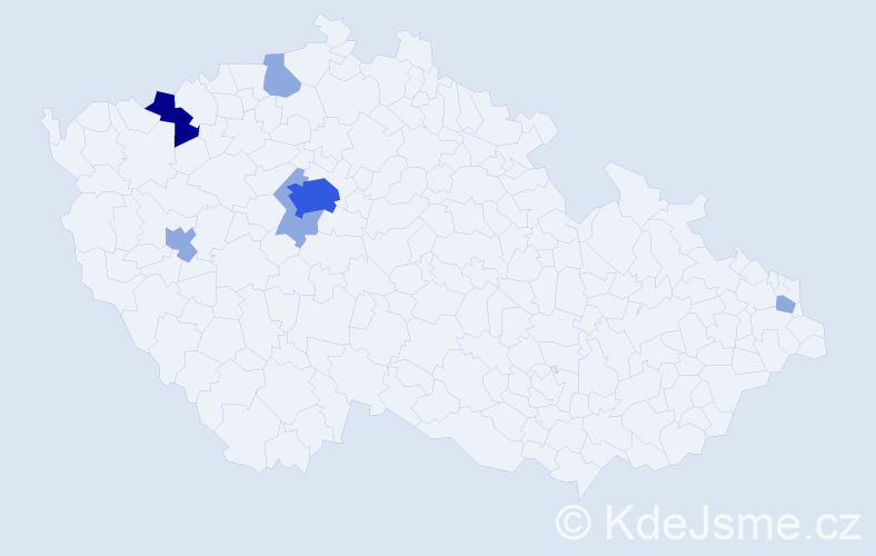 Příjmení: 'Babčaníková', počet výskytů 12 v celé ČR