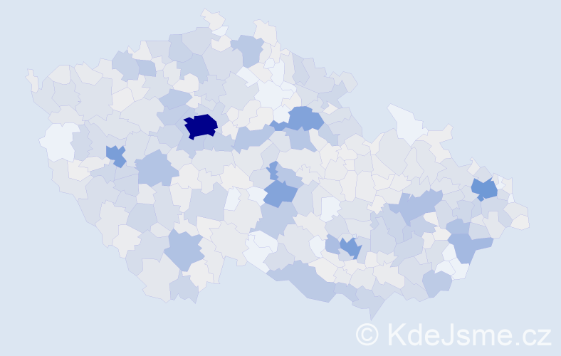 Příjmení: 'Šrámek', počet výskytů 3109 v celé ČR