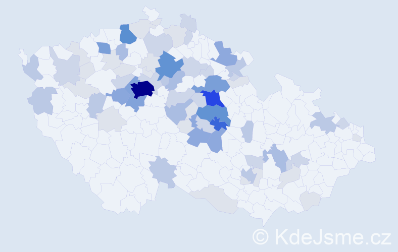 Příjmení: 'Mudrochová', počet výskytů 232 v celé ČR