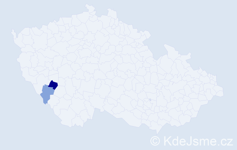 Příjmení: 'Festbaum', počet výskytů 3 v celé ČR