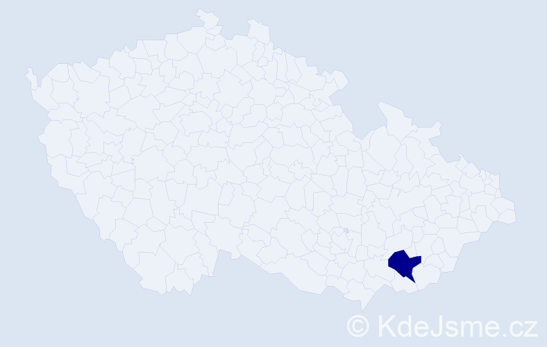 Příjmení: 'Stojnová', počet výskytů 1 v celé ČR