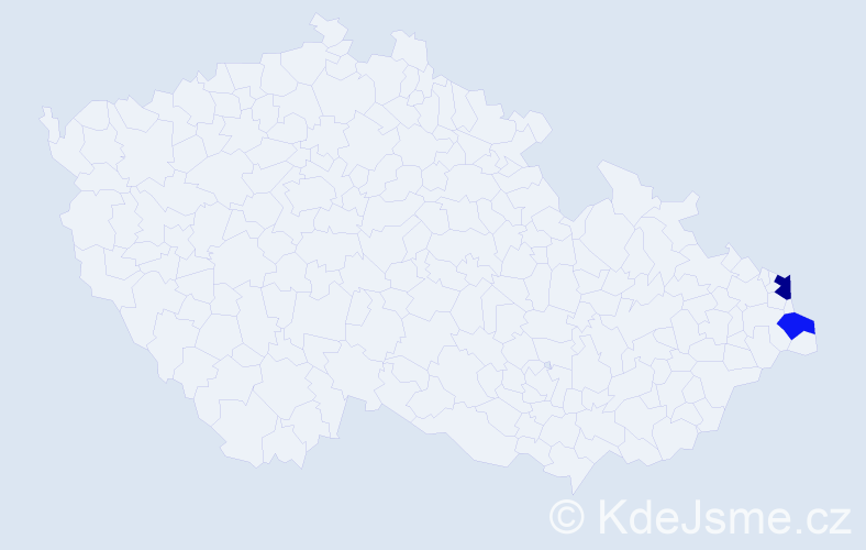 Příjmení: 'Waschek', počet výskytů 8 v celé ČR