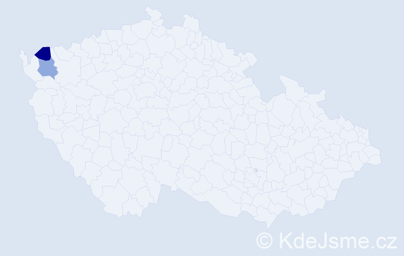 Příjmení: 'Kubasch', počet výskytů 4 v celé ČR