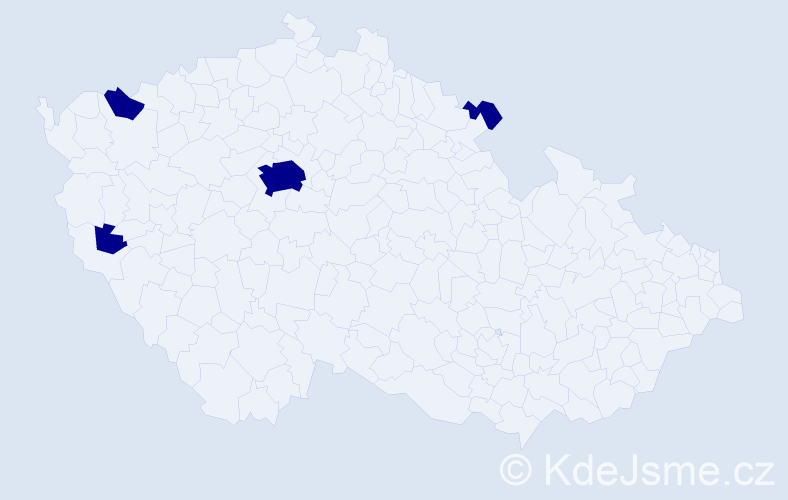 Příjmení: 'Stepanová', počet výskytů 8 v celé ČR