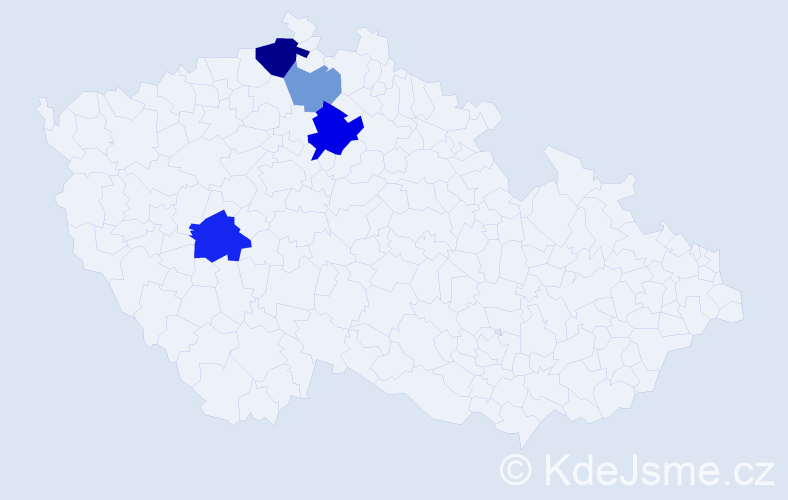Příjmení: 'Braslavec', počet výskytů 9 v celé ČR