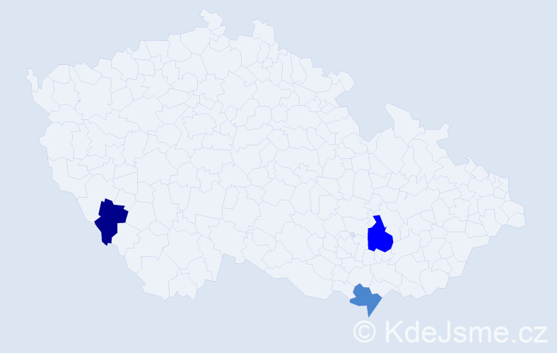 Příjmení: 'Friesse', počet výskytů 6 v celé ČR