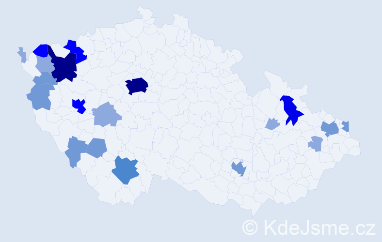 Příjmení: 'Seitz', počet výskytů 51 v celé ČR