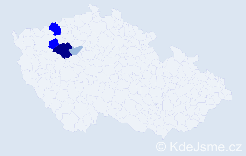 Příjmení: 'Cibulská', počet výskytů 11 v celé ČR