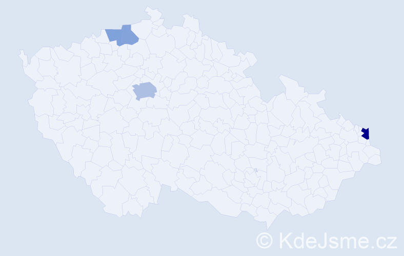 Příjmení: 'Krommelová', počet výskytů 9 v celé ČR