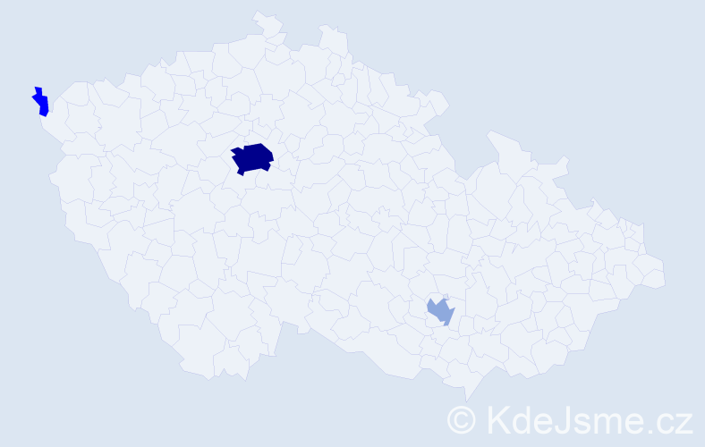 Příjmení: 'Symonenko', počet výskytů 11 v celé ČR