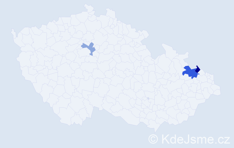 Příjmení: 'Dressel', počet výskytů 9 v celé ČR