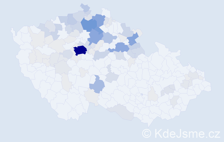Příjmení: 'Rejzková', počet výskytů 408 v celé ČR