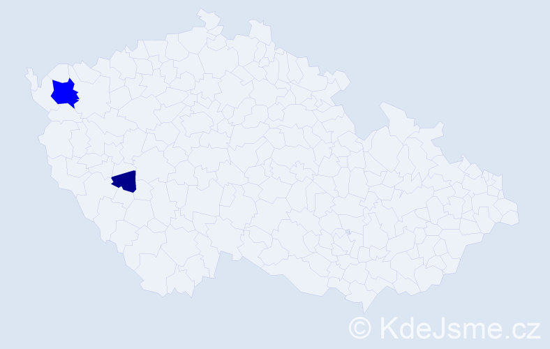 Příjmení: 'Kohlenberger', počet výskytů 3 v celé ČR