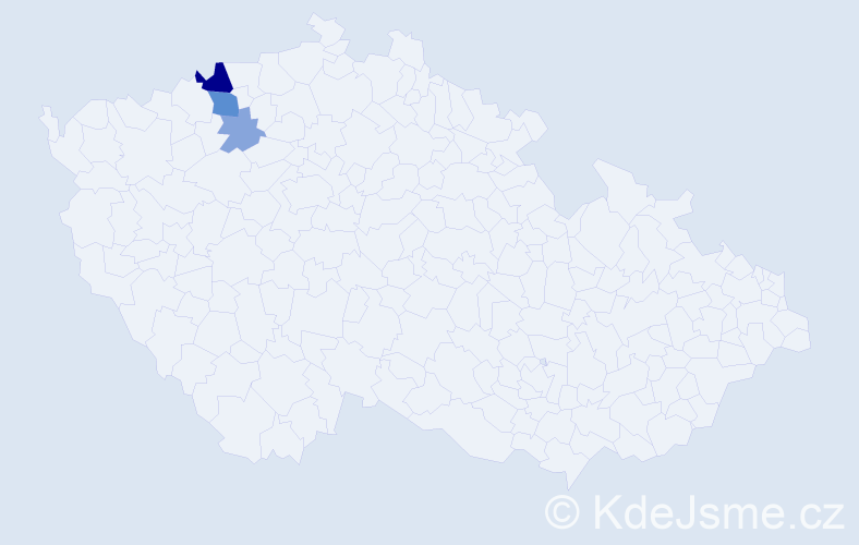Příjmení: 'Kubinčáková', počet výskytů 8 v celé ČR