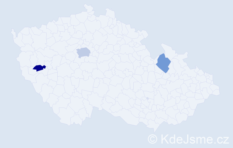 Příjmení: 'Myshchenko', počet výskytů 5 v celé ČR
