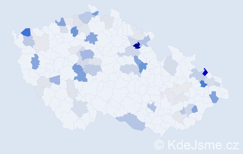 Příjmení: 'Stein', počet výskytů 212 v celé ČR
