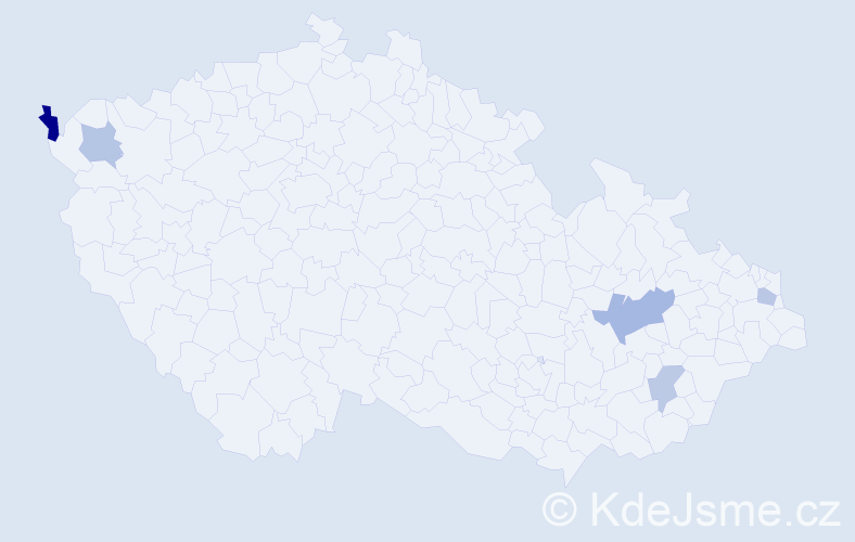 Příjmení: 'Mlynaričová', počet výskytů 7 v celé ČR