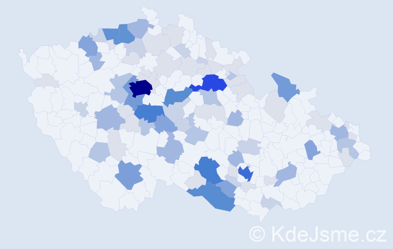 Příjmení: 'Buchal', počet výskytů 274 v celé ČR