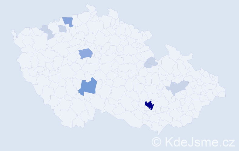 Příjmení: 'Manuel', počet výskytů 27 v celé ČR