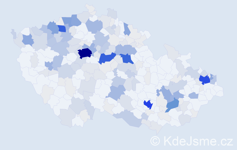 Příjmení: 'Lakatošová', počet výskytů 811 v celé ČR