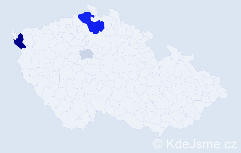 Příjmení: 'Grünbergová', počet výskytů 4 v celé ČR