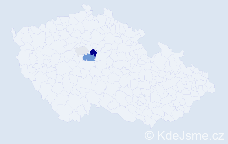 Příjmení: 'Merzanych', počet výskytů 3 v celé ČR