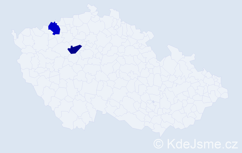 Příjmení: 'Mundyová', počet výskytů 12 v celé ČR