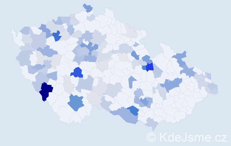 Příjmení: 'Lerch', počet výskytů 334 v celé ČR