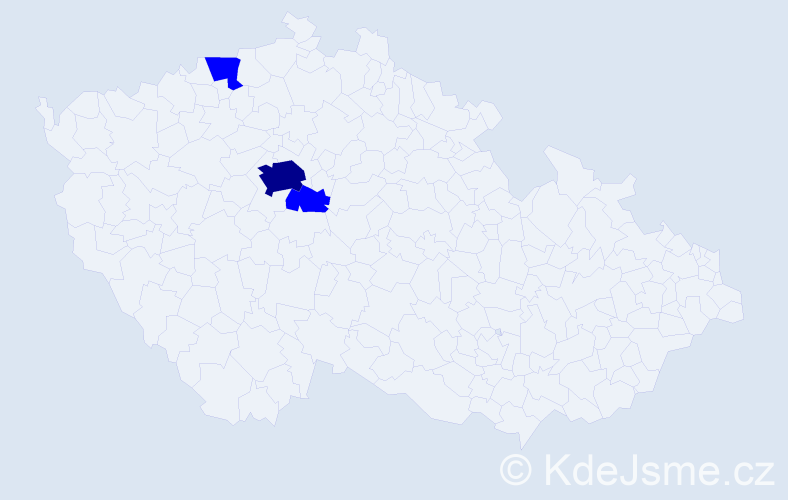 Příjmení: 'Sobišková', počet výskytů 4 v celé ČR