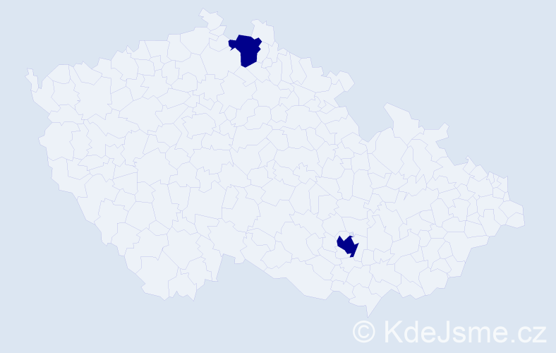 Příjmení: 'Busse', počet výskytů 2 v celé ČR