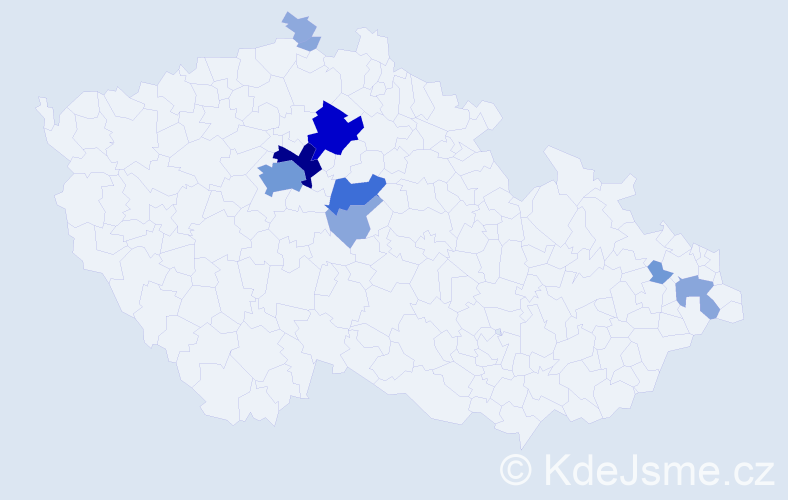Příjmení: 'Abíková', počet výskytů 35 v celé ČR