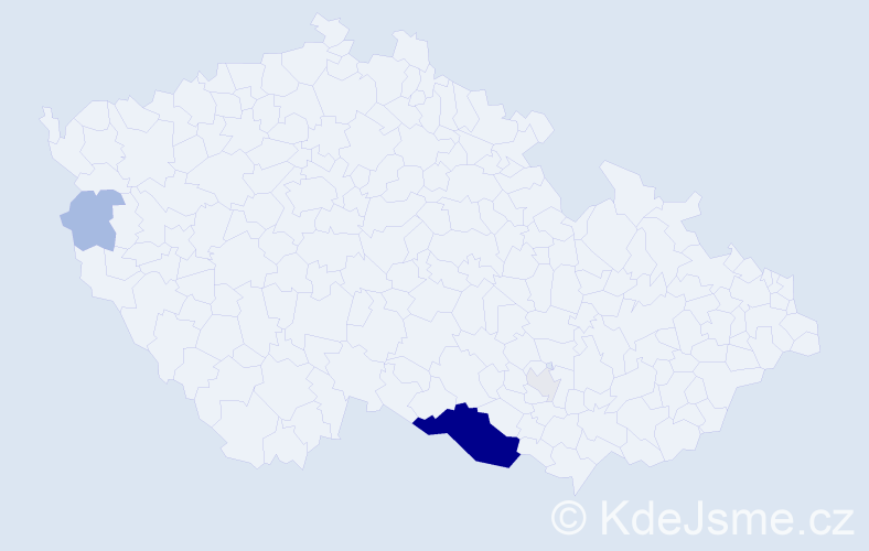 Příjmení: 'Griebaumová', počet výskytů 16 v celé ČR
