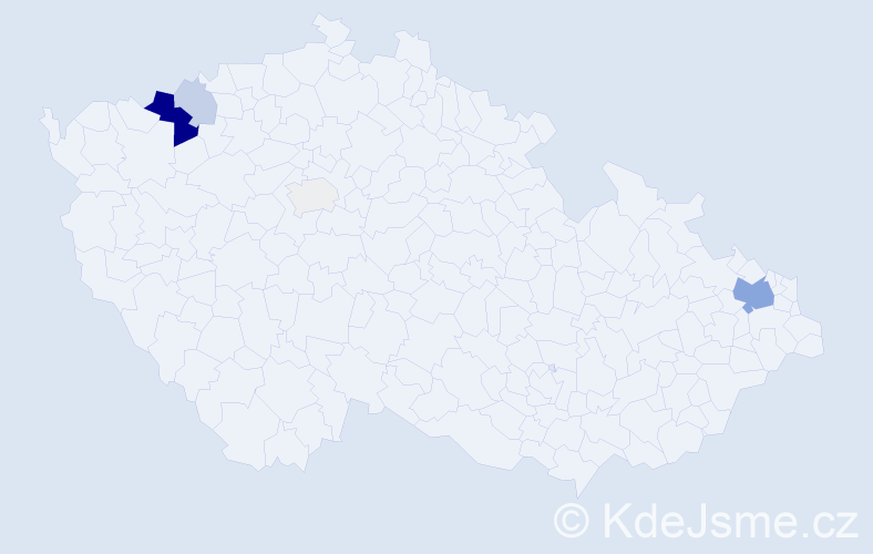 Příjmení: 'Maľar', počet výskytů 29 v celé ČR