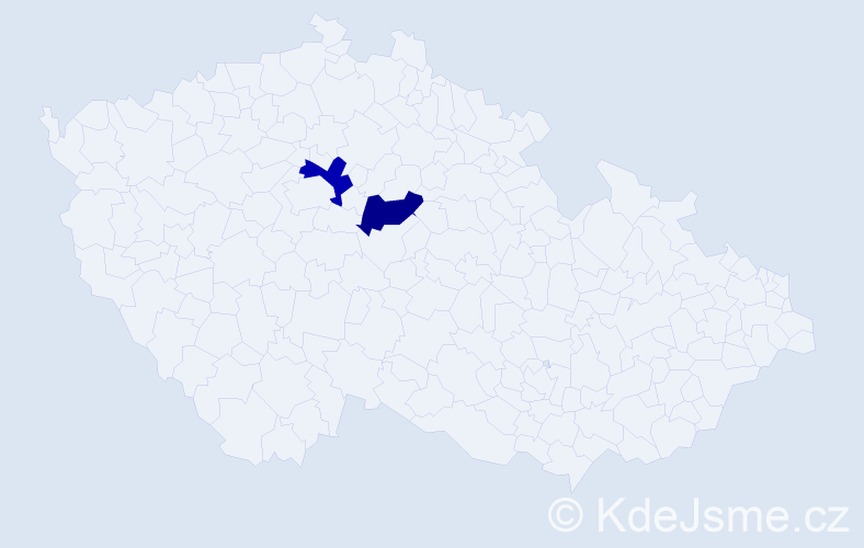 Příjmení: 'Sivičková', počet výskytů 2 v celé ČR
