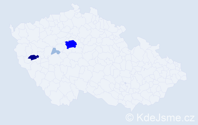 Příjmení: 'Wacker', počet výskytů 8 v celé ČR