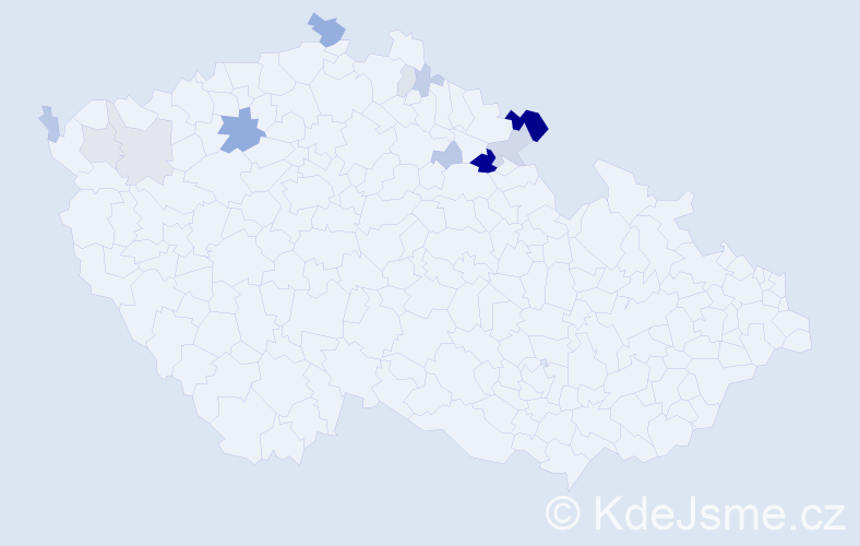 Příjmení: 'Repaš', počet výskytů 32 v celé ČR