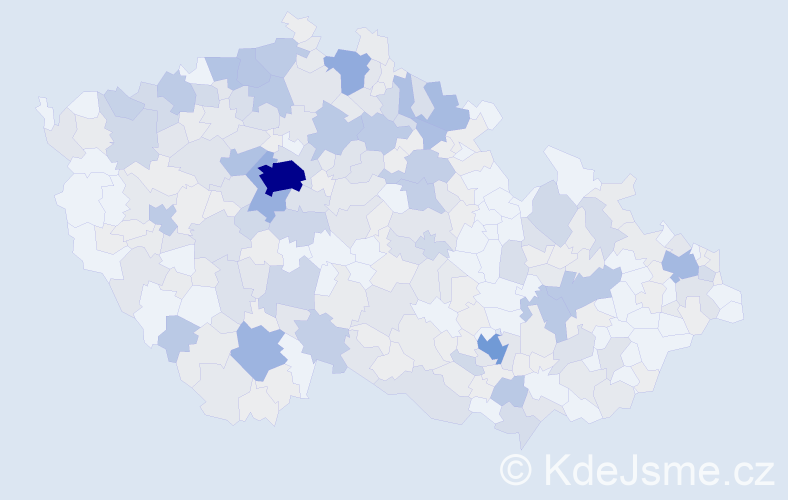 Příjmení: 'Albrechtová', počet výskytů 1095 v celé ČR