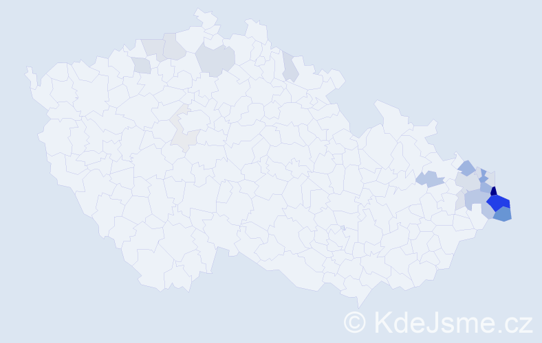 Příjmení: 'Matloch', počet výskytů 88 v celé ČR