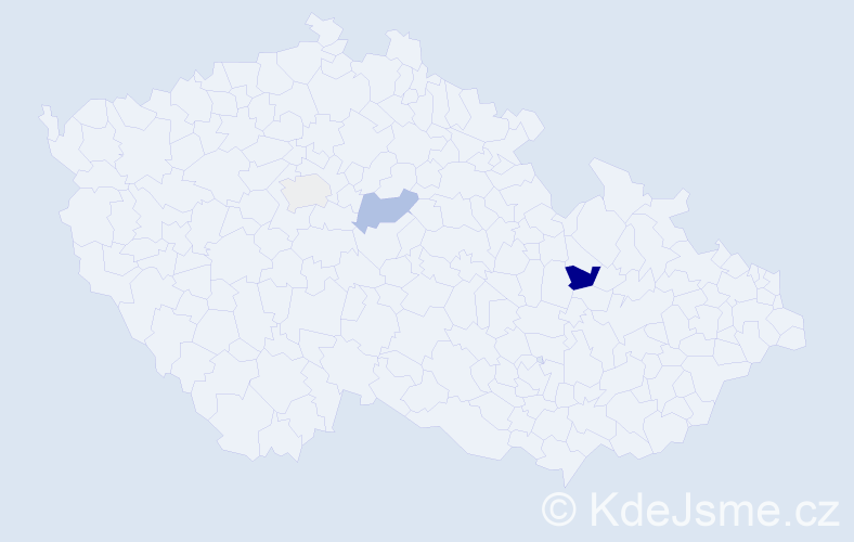 Příjmení: 'Rabenseifer', počet výskytů 7 v celé ČR