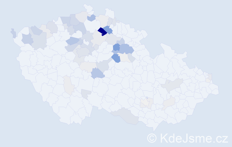 Příjmení: 'Hatašová', počet výskytů 218 v celé ČR