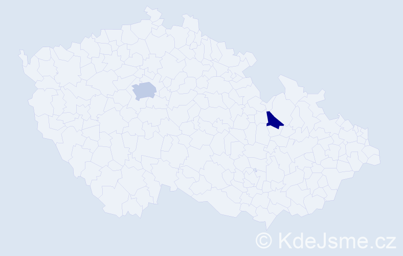 Příjmení: 'Roblesová', počet výskytů 3 v celé ČR