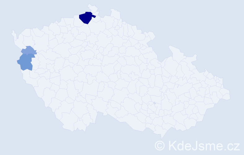 Příjmení: 'Thürlová', počet výskytů 15 v celé ČR