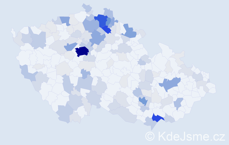 Příjmení: 'Lamač', počet výskytů 483 v celé ČR