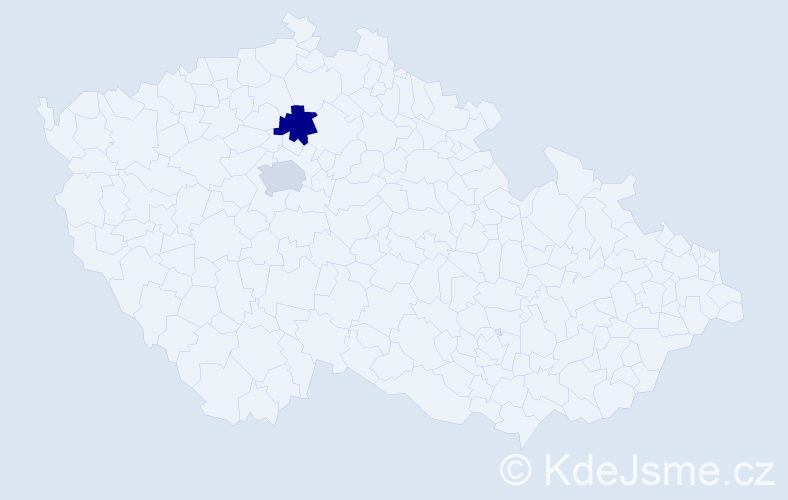 Příjmení: 'Poshtar', počet výskytů 2 v celé ČR